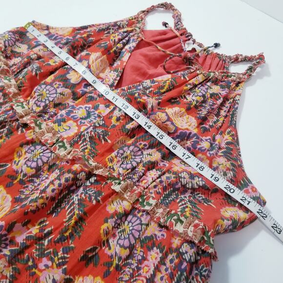 House of Harlow Floral Bohemian Maxi Dress with Pockets - Picture 4 of 13